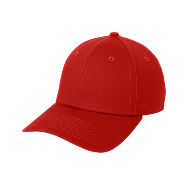 New Era Structured Stretch Cotton Cap - Leather Patch