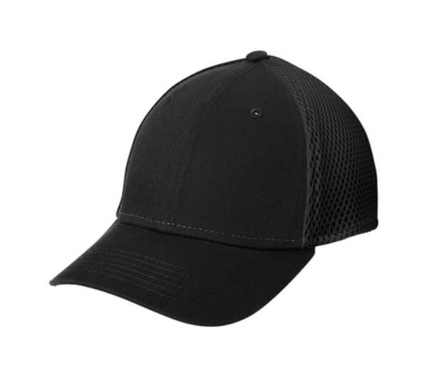 New Era Youth Stretch Mesh Cap - Leather Patch