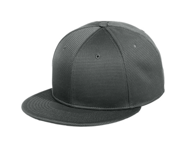 New Era Pivot Flat Bill Snapback Cap - Leather Patch