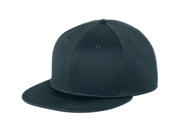 New Era Pivot Flat Bill Snapback Cap - Leather Patch