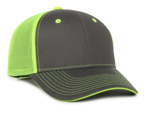 Outdoor Cap GWT-101M Garment Washed Trucker Hat