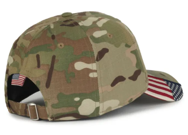 Outdoor Cap CWF-405 Multicam Cap with Flag Visor