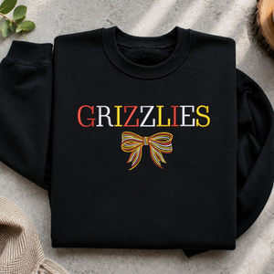 Grizzlies Bow Embroidered Shirt