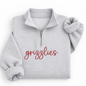 Grizzlies Embroidered Quarter Zip