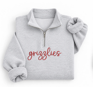 Grizzlies Embroidered Quarter Zip