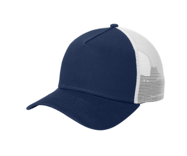 New Era Snapback Trucker Cap - Leather Patch