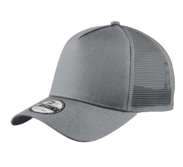 New Era Snapback Trucker Cap - Leather Patch