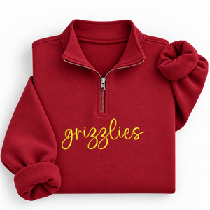 Grizzlies Embroidered Quarter Zip