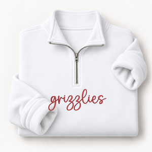 Grizzlies Embroidered Quarter Zip