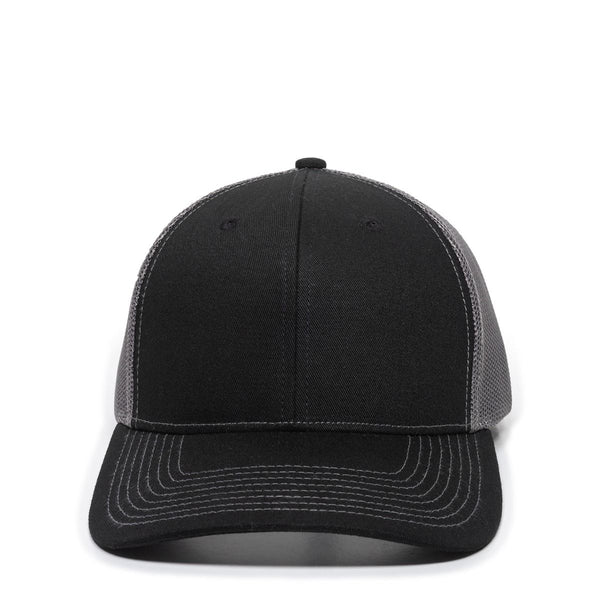 Outdoor Cap OC771 Trucker Cap - Leather Patch