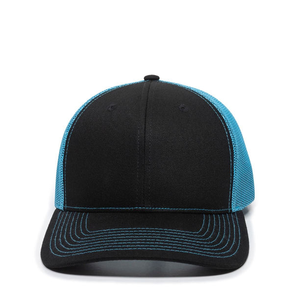 Outdoor Cap OC771 Trucker Cap - Leather Patch