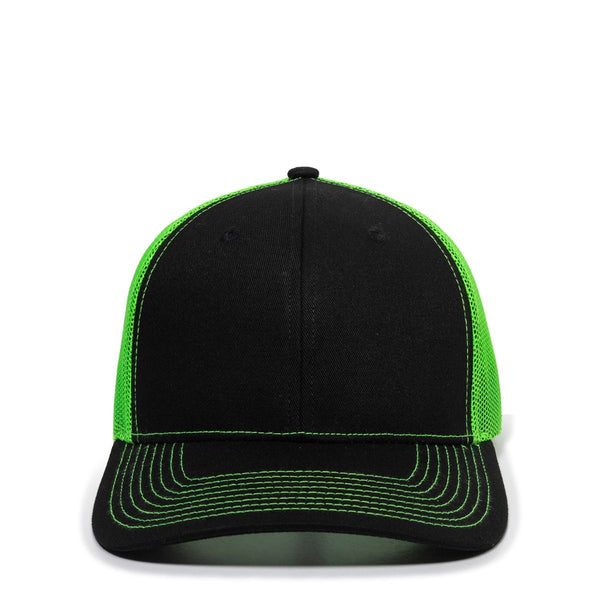 Outdoor Cap OC771 Trucker Cap - Leather Patch