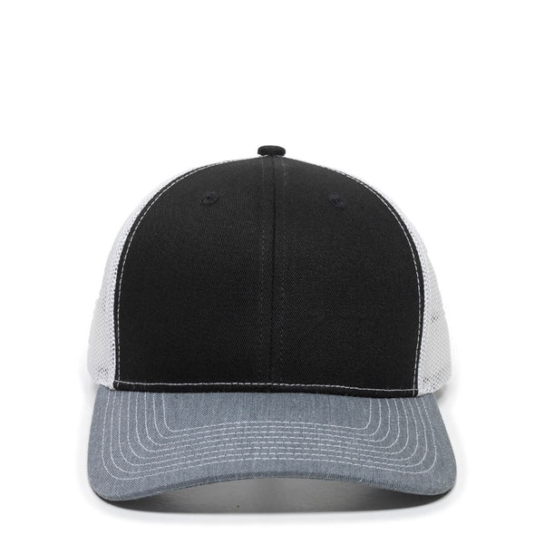 Outdoor Cap OC771 Trucker Cap - Leather Patch