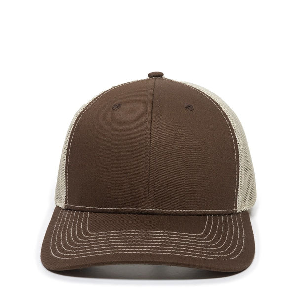 Outdoor Cap OC771 Trucker Cap - Leather Patch