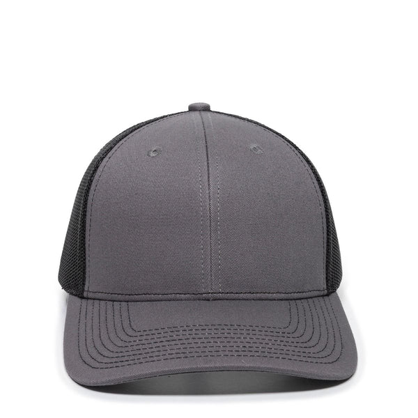 Outdoor Cap OC771 Trucker Cap - Leather Patch