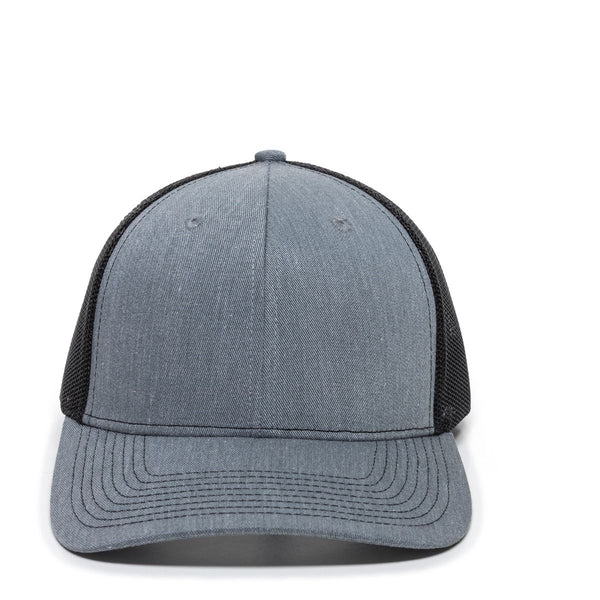 Outdoor Cap OC771 Trucker Cap - Leather Patch
