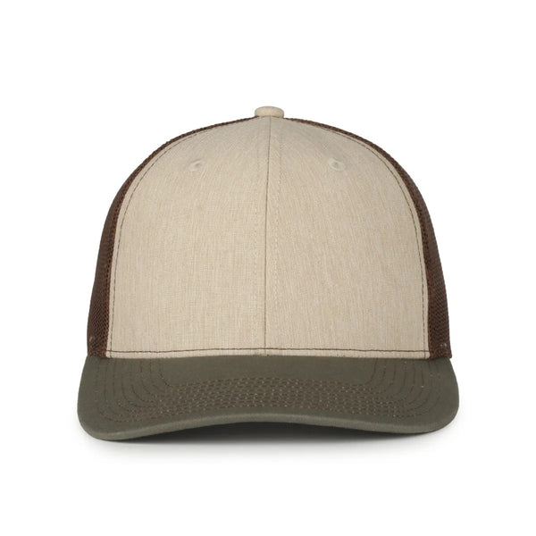 Outdoor Cap OC771 Trucker Cap - Leather Patch