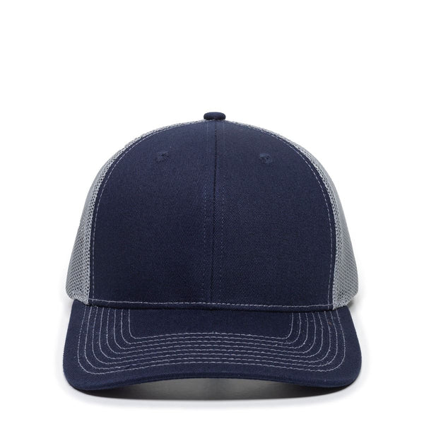 Outdoor Cap OC771 Trucker Cap - Leather Patch