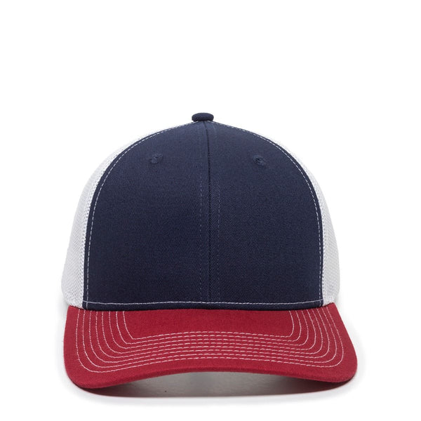 Outdoor Cap OC771 Trucker Cap - Leather Patch