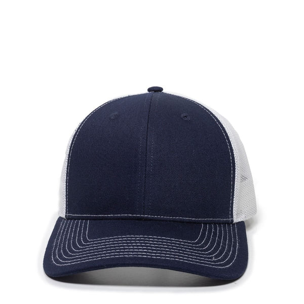 Outdoor Cap OC771 Trucker Cap - Leather Patch