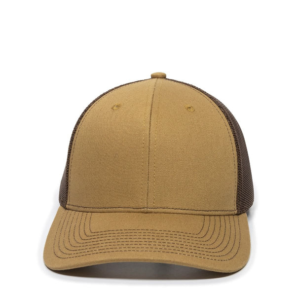 Outdoor Cap OC771 Trucker Cap - Leather Patch