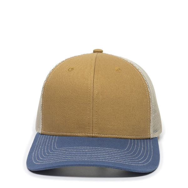 Outdoor Cap OC771 Trucker Cap - Leather Patch