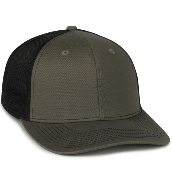 Outdoor Cap OC771 Trucker Cap - Leather Patch