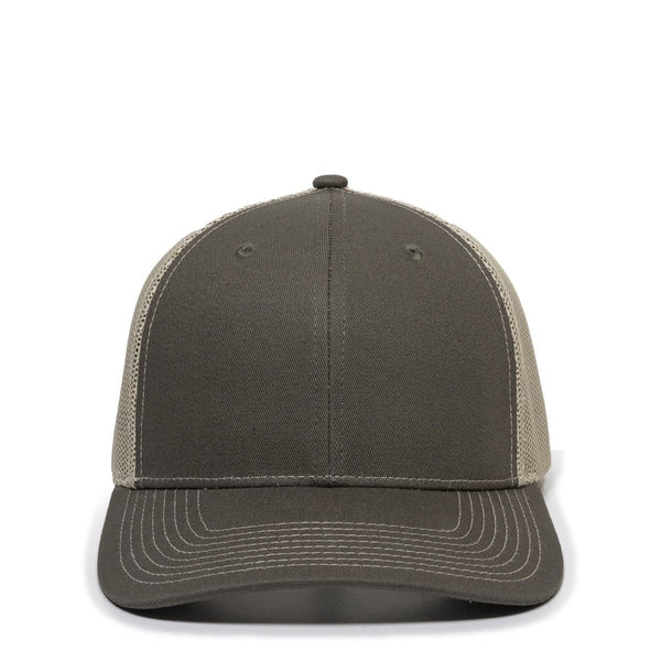 Outdoor Cap OC771 Trucker Cap - Leather Patch