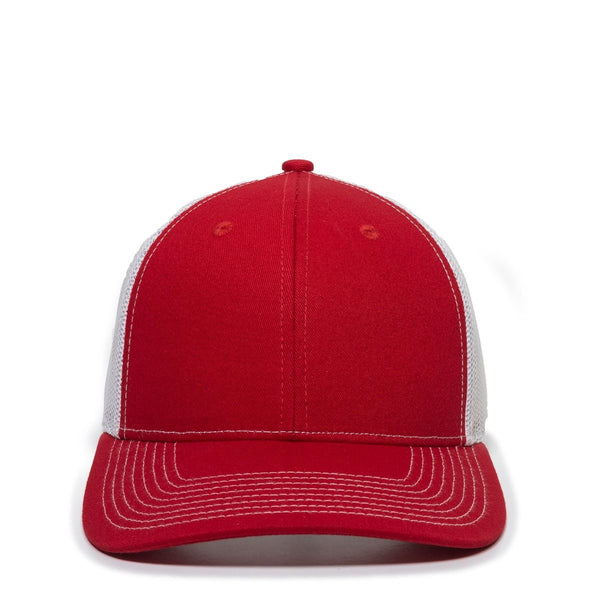 Outdoor Cap OC771 Trucker Cap - Leather Patch