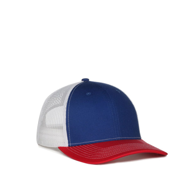 Outdoor Cap OC771 Trucker Cap - Leather Patch