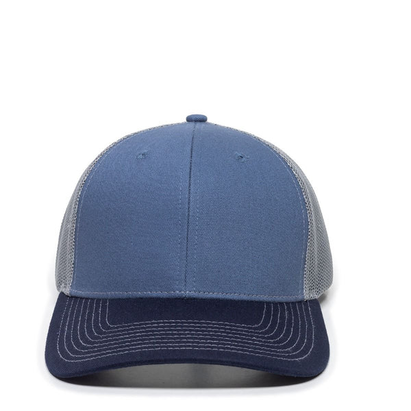 Outdoor Cap OC771 Trucker Cap - Leather Patch