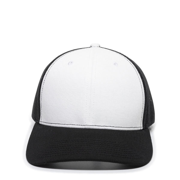 Outdoor Cap OC771 Trucker Cap - Leather Patch