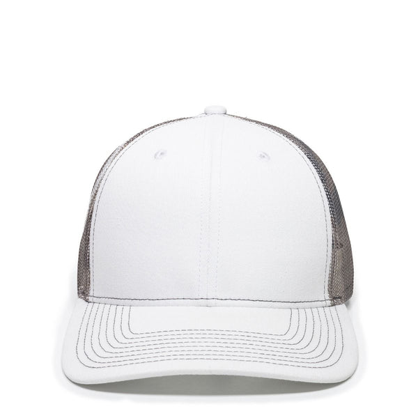 Outdoor Cap OC771 Trucker Cap - Leather Patch