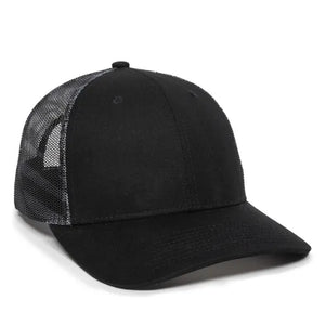 Outdoor Cap OC771PM Premium Modern Trucker with Printed Flag Mesh - Embroidered
